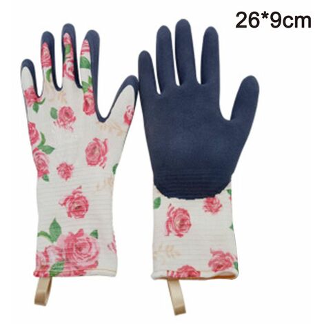 Gardening gloves Tools Bamboo Working Gloves for Women and Men. Ultimate Barehand Sensitivity Work Glove for Gardening, Fishing, Restoration Work & More, pink, M
