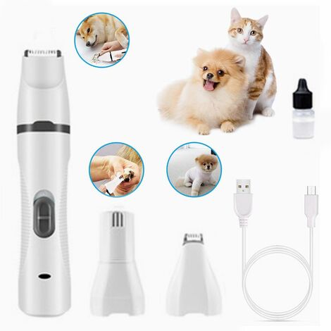 3 in 1 Multi Function Electric Dog Nail Trimmer Kit, Portable ...