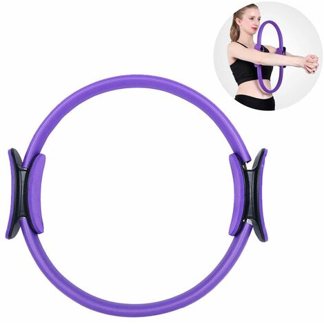 Pilates Ring - Superior Shatterproof Magic Fitness Circle for Toning  Thighs, Abs and Legs, Purple