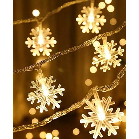 snowflake shaped christmas lights