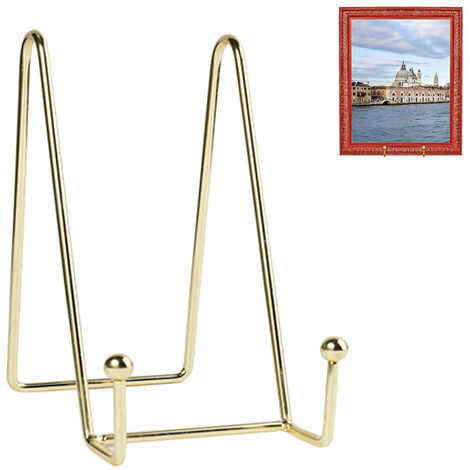 2 Pack Anti-Slip Plate Holder Display Stand, Picture Frame Holder Stand, Easel Display Stand, Book Display Stand, Size: 4