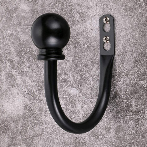Round End Curtain Ends, Decorative Wall Mounted Curtain Hooks