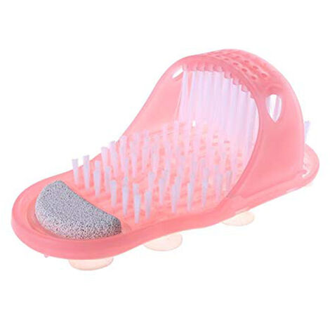 1pc Shower Foot Scrubber Massager Slipper Bath Shoe Cleaner For