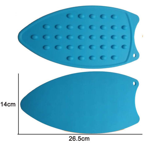 Multipurpose Silicone Iron Rest Pad for Ironing Board Heat Resistant Mat,  Silicone Heat Resistant Iron Rest Pad, Blue