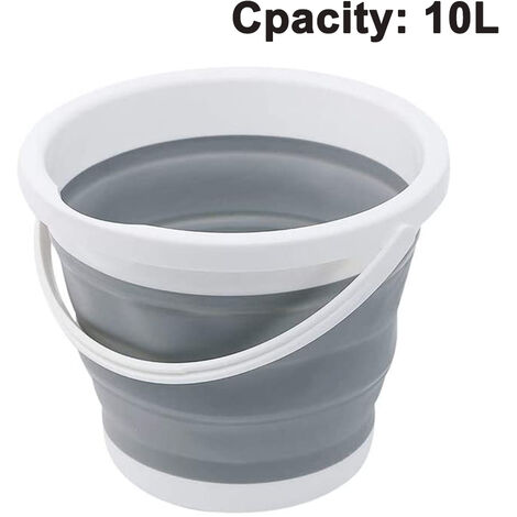 Foldable Bucket Collapsible - Collapsible Bucket with Handle Foldable Beach  Toys Container Buckets for Cleaning Hiking Camping Outdoor Survival