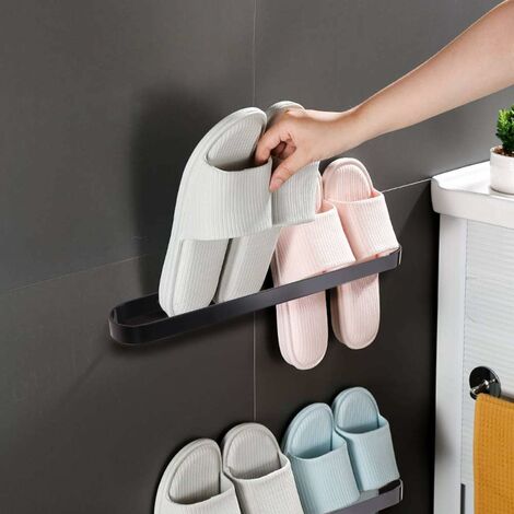 1pc Wall Mounted Shoe Rack, Space Saving Shoe Storage Organizer For  Bedroom, Dormitory, Bathroom