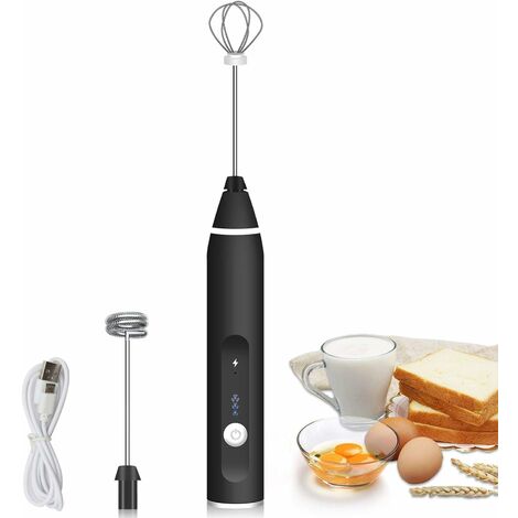 Electric Milk Frother Egg Whisk Beater Battery Powered Handheld
