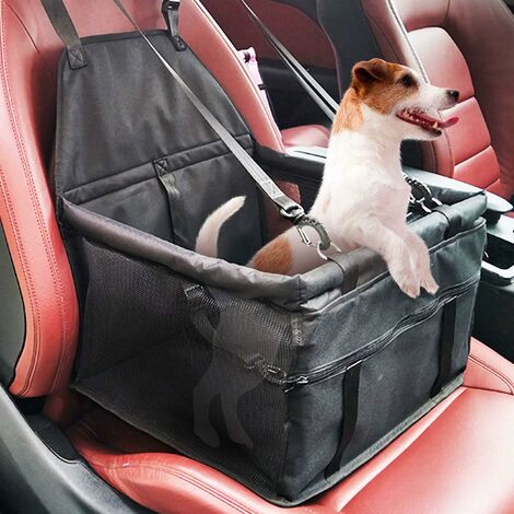 Bygd Pet Dog Booster Seat, with Upgrade Support Rod, Breathable and Foldable Pet Car Basket, Pet Dog Car Portable Seat, Suitable for Small and Medium