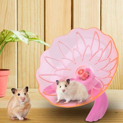 Exercise saucer outlet for hamsters