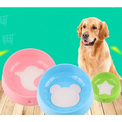 Anti-Spill Slow Feeder Dog Water Bowl with Non-Slip Base and Cat Water  Dispenser