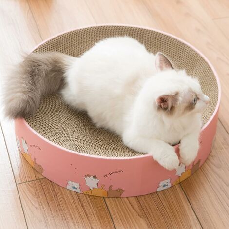 Round cat scratching store post