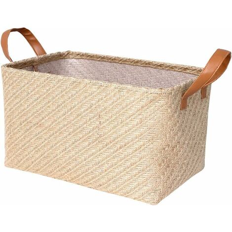 Curver Jute Plastic Bin - Dark Grey - M (Medium)