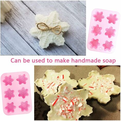 1pc Snowflake Shaped Silicone Mold For Christmas Chocolate, Baking, Cake,  Resin Clay, Aromatherapy Candle Making