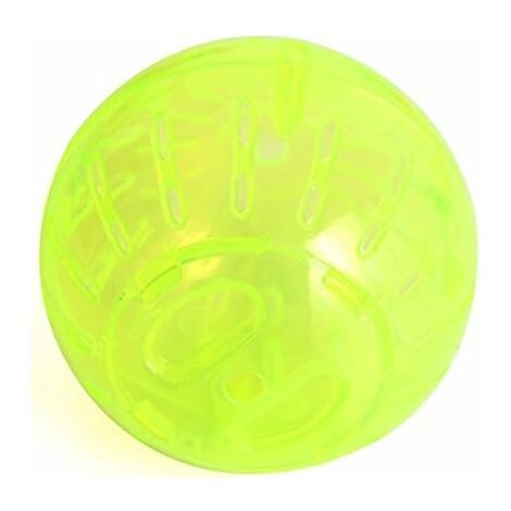 Hamster Ball Pet Running Exercise Toy Yellow Plastic Gerbil Mouse