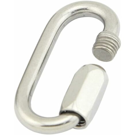 5pcs 304 Stainless Steel Carabiner Carabiner Hook Marine Length