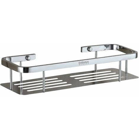 Stainless Steel Shower Rack, Bathroom Shelf Accessory, Kitchen Storage - 35cm