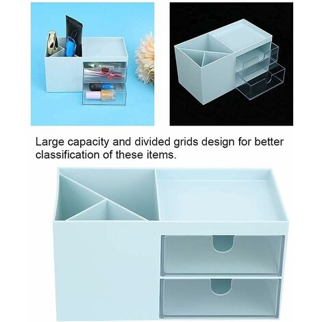 Desk Organizer, Desk Storage with Drawers and Pencil Holder 3