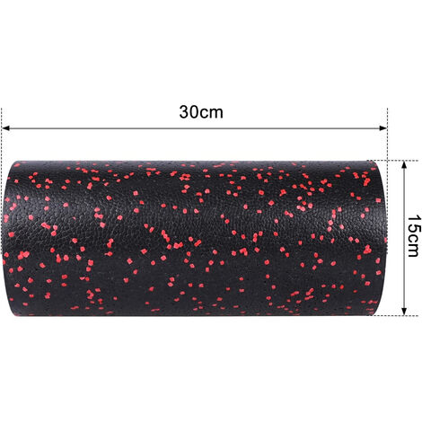 Yoga-Mad Full Length Foam Roller BLACK