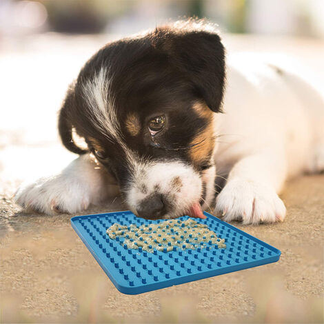 Silicone Dog Pet Lick Mat Pad Boredom Buster Slow Feeder Bath