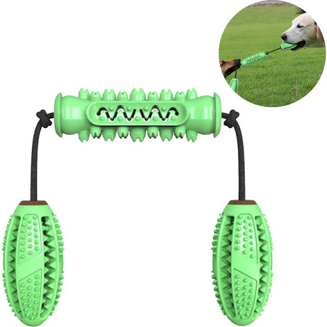 Dog Rope Ball Interactive Tug of War Toy Suction Cup Molar Teeth