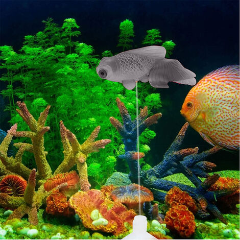 Silicone Artificial Fish Aquarium Decortion High Simulation Lifelike  Floating Fake Betta Fish Tank Ornament, Little Goldfish