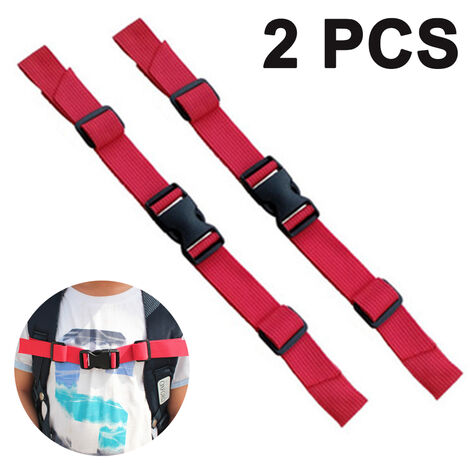 4 Pcs Nylon Webbing Flat Side Release Buckles Non-Slip Packing Belt Buckles  Packing Straps With Adjustable Buckles For Diy Crafts Backpack Strapping  Backpack 