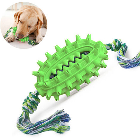 Dog Puzzle Teething Toys Ball for Medium Large Dogs - Nontoxic Durable Dog  IQ Ch