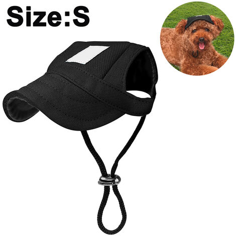 Dog Hat with Ear Hole Dog Baseball Cap Adjustable Drawstring Breathable  Sports Hat Sun Protection Hats for Dogs for Small Dogs Puppy and Kitty  Outdoor