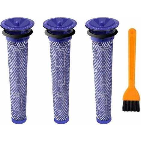 3-Pack HEPA Vacuum Cleaner Replacement Air Filter for Dyson V10 V12