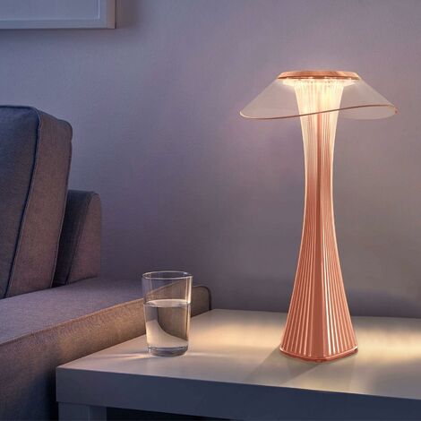 Dimmable Usb Table Lamp Rechargeable, Pink Table Lamps For Bedroom Uk