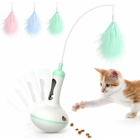 Cat food dispenser outlet toy