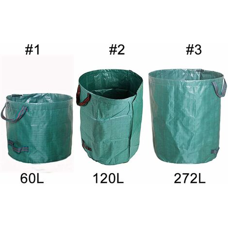 1pc Outdoor Gardening Foldable Leaf Collection Bag Pop-up Circular