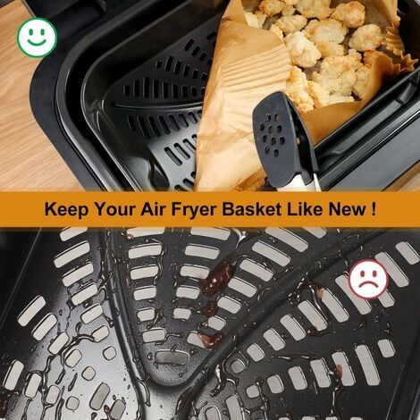 Dual Basket Air Fryer Accessories Rectangle for Ninja Foodi Dualzone  Airfryer DZ201/40/55 Fit All
