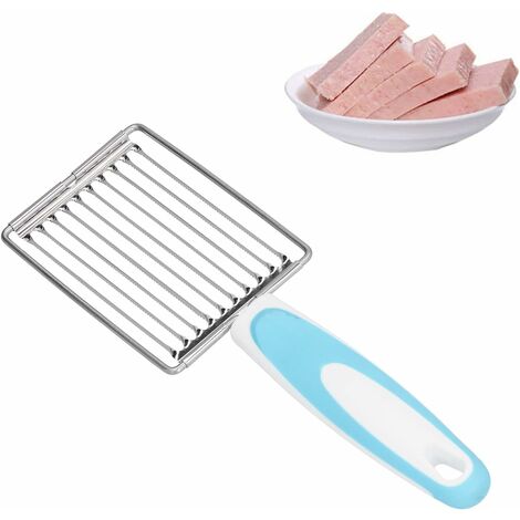 Luncheon Meat Slicer Stainless Steel Wire Canned Meat Slicer Cuts Slices  for Eggs Hams Avocados Bananas Onions Soft Food Fruits