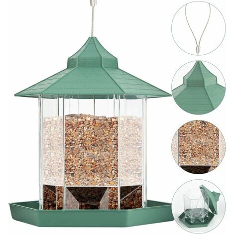  Hexagon Hanging Bird Feeder