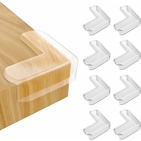 Corner Protectors Guards - Furniture Corner Guard & Edge Safety Bumpers -  Baby Proof Bumper & Cushion to Cover Sharp Furniture & Table Edges - Clear