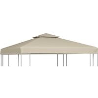 Gazebo Cover Canopy Replacement 310 g / m Beige 3 x 3 m - Beige