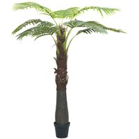 Artificial Palm Tree with Pot 240 cm Green - Green