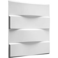 WallArt 24 pcs 3D Wall Panels GA-WA05 Vaults - White