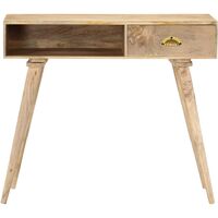 Console Table 90x45x75 cm Solid Mango Wood - Brown