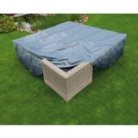 Nature Garden Furniture Cover for Low table and chairs 325x205x70 cm - Grey