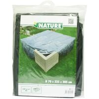 Nature Garden Furniture Cover for Low table and chairs 325x205x70 cm - Grey