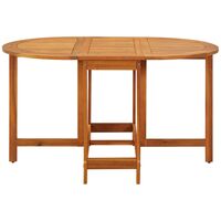 Garden Table 130x90x72 cm Solid Acacia Wood - Brown