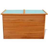 Garden Storage Box 126x72x72 cm Wood - Brown