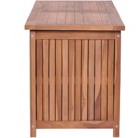 Garden Storage Box 120x50x58 cm Solid Teak Wood - Brown