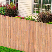 Bamboo Fence 100x400 cm - Brown