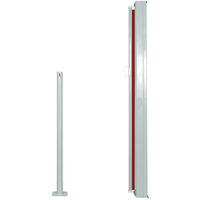 Retractable Side Awning 120 x 300 cm Red - Red