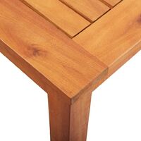 Garden Table 215x90x74 cm Solid Acacia Wood - Brown