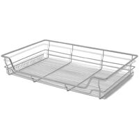 Pull-Out Wire Baskets 2 pcs Silver 800 mm - Silver