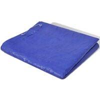 Pool Cover PE Rectangular 90 g/sqm 540 x 270 cm - Blue